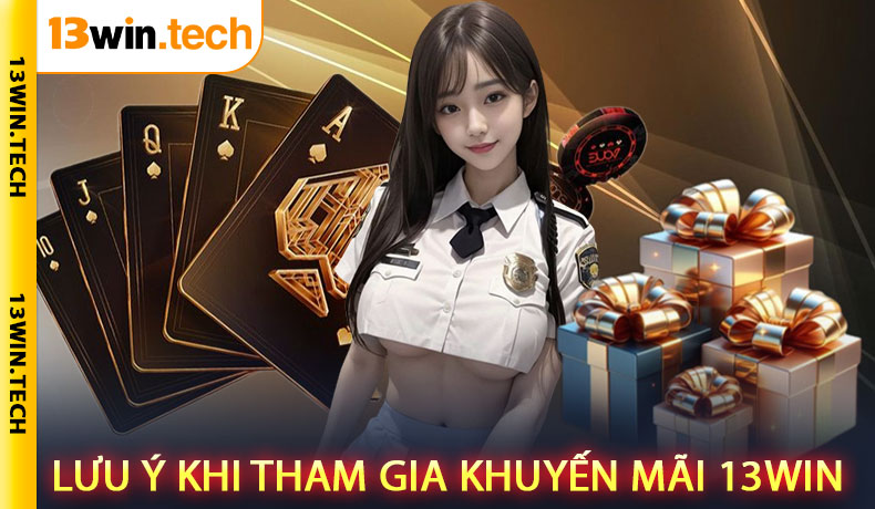 Các điều kiện cần lưu ý khi tham gia khuyến mãi 13Win